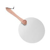 Maxbell Pizza Spatula Round Stainless Steel Metal Pizza Paddle for Bread Cheese Oven 10inch