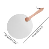 Maxbell Pizza Spatula Round Stainless Steel Metal Pizza Paddle for Bread Cheese Oven 12inch