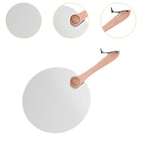 Maxbell Pizza Spatula Round Stainless Steel Metal Pizza Paddle for Bread Cheese Oven 12inch