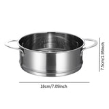 Maxbell Steamer Basket Meat Cooking Steam Grid Home Dumpling Steamer Cooking Steamer diameter 18cm