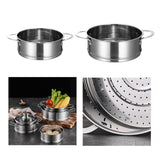 Maxbell Steamer Basket Meat Cooking Steam Grid Home Dumpling Steamer Cooking Steamer diameter 18cm