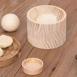 Maxbell Wooden Dumpling Press Tool Wooden Dumpling Roller for Party Household Picnic
