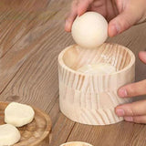 Maxbell Wooden Dumpling Press Tool Wooden Dumpling Roller for Party Household Picnic