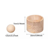 Maxbell Wooden Dumpling Press Tool Wooden Dumpling Roller for Party Household Picnic