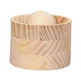 Maxbell Wooden Dumpling Press Tool Wooden Dumpling Roller for Party Household Picnic