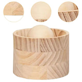 Maxbell Wooden Dumpling Press Tool Wooden Dumpling Roller for Party Household Picnic