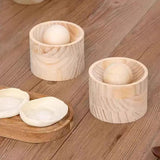 Maxbell Wooden Dumpling Press Tool Wooden Dumpling Roller for Party Household Picnic