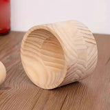 Maxbell Wooden Dumpling Press Tool Wooden Dumpling Roller for Party Household Picnic