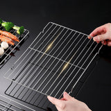 Maxbell Stainless Steel Baking Pan Oven Tray and Cooling Rack for Grilling Vegetable 36x27x7cm