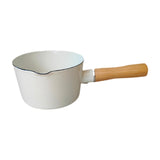 Maxbell Enamel Milk Pot 500ml Non Stick Heating Milk Chocolate Melt Pan Porridge Pot