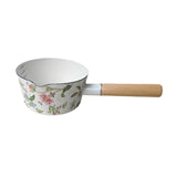 Maxbell Small Enamel Milk Pot Multifunctional Soup Pot for Kitchen Stove Top Cooking