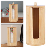 Maxbell Bathroom Cup Dispenser Container Swab Ball Holder Rinsing Cups Organzier