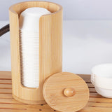 Maxbell Bathroom Cup Dispenser Container Swab Ball Holder Rinsing Cups Organzier