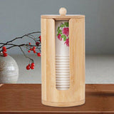 Maxbell Bathroom Cup Dispenser Container Swab Ball Holder Rinsing Cups Organzier