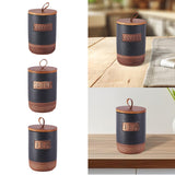 Maxbell Ceramic Storage Container Bean Storage Jar for Candy Seasoning Cookie coffee