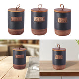 Maxbell Ceramic Storage Container Bean Storage Jar for Candy Seasoning Cookie coffee