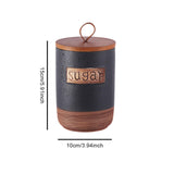 Maxbell Ceramic Storage Container Bean Storage Jar for Candy Seasoning Cookie sugar