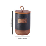 Maxbell Ceramic Storage Container Bean Storage Jar for Candy Seasoning Cookie tea