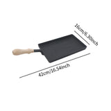 Maxbell Cast Iron Griddle Grilling Skillet for Induction Electric Gas Cooker Kitchen