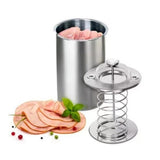 Maxbell Meat Press Maker Kitchen Boiler Pot Pan Cooking Barrel Sandwich Meat Steamer