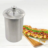 Maxbell Meat Press Maker Kitchen Boiler Pot Pan Cooking Barrel Sandwich Meat Steamer