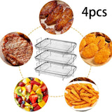 Maxbell Air Fryer Basket for Oven Sturdy Stainless Steel for Grilling Cooking Baking