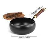 Maxbell Nonstick Wok Sautee Cooking Belly Shape Cooking Pot for Camping Home General