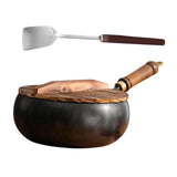 Maxbell Nonstick Wok Sautee Cooking Belly Shape Cooking Pot for Camping Home General