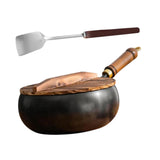 Maxbell Nonstick Wok Sautee Cooking Belly Shape Cooking Pot for Camping Home General