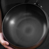 Maxbell Nonstick Wok Sautee Cooking Belly Shape Cooking Pot for Camping Home General