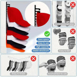 Maxbell Baseball Caps Rack Multipurpose Hat Organizer for Living Room Office Bedroom black