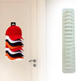 Maxbell Baseball Caps Rack Multipurpose Hat Organizer for Living Room Office Bedroom white