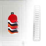 Maxbell Baseball Caps Rack Multipurpose Hat Organizer for Living Room Office Bedroom transparent