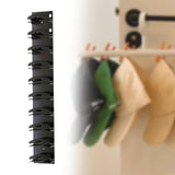 Maxbell Baseball Caps Organizer Compact Hat Holder for Bedroom Cloakroom Living Room black