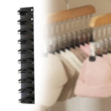 Maxbell Baseball Caps Organizer Compact Hat Holder for Bedroom Cloakroom Living Room black