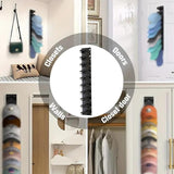 Maxbell Baseball Caps Organizer Compact Hat Holder for Bedroom Cloakroom Living Room black