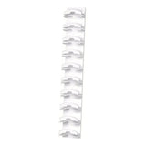 Maxbell Baseball Caps Organizer Compact Hat Holder for Bedroom Cloakroom Living Room white