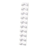 Maxbell Baseball Caps Organizer Compact Hat Holder for Bedroom Cloakroom Living Room white