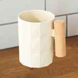 Maxbell Toothbrush Holder Reusable Bathroom Cup for Girls Boys Friends Birthday Gift Creamy