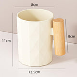 Maxbell Toothbrush Holder Reusable Bathroom Cup for Girls Boys Friends Birthday Gift Creamy
