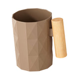 Maxbell Toothbrush Holder Reusable Bathroom Cup for Girls Boys Friends Birthday Gift Brown