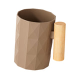 Maxbell Toothbrush Holder Reusable Bathroom Cup for Girls Boys Friends Birthday Gift Brown