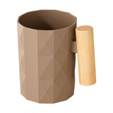 Maxbell Toothbrush Holder Reusable Bathroom Cup for Girls Boys Friends Birthday Gift Brown