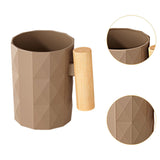Maxbell Toothbrush Holder Reusable Bathroom Cup for Girls Boys Friends Birthday Gift Brown
