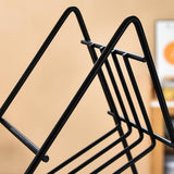Maxbell Coffee Syrup Rack Sturdy Space Saving Iron Wire Cosmetic Fridge Organization 2 rows