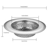 Maxbell Sink Strainer Reusable Sturdy Sink Drain Basket for Restaurant Sink Bathroom 7CM