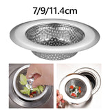 Maxbell Sink Strainer Reusable Sturdy Sink Drain Basket for Restaurant Sink Bathroom 7CM