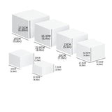 Maxbell Food Display Stand Cube Display Nesting Riser for Brunch Collectible Jewelry 6Pcs