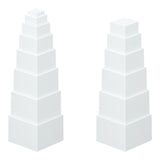 Maxbell Food Display Stand Cube Display Nesting Riser for Brunch Collectible Jewelry 6Pcs