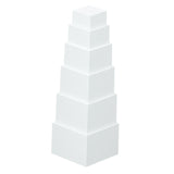 Maxbell Food Display Stand Cube Display Nesting Riser for Brunch Collectible Jewelry 6Pcs